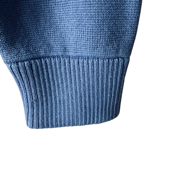 W By Worth Silk Cotton Sweater Sz M Crew Neck Side Zippers Classic Quiet Luxury - Picture 14 of 16